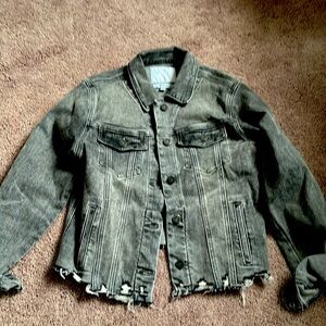 Denim black/gray jacket